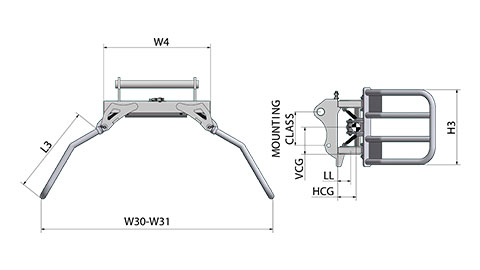 Hay clamp (CH)