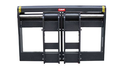 Heavy-duty fork positioner with bar-mounted FEM fork carriers without sideshifter (PFA)