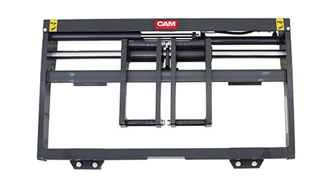 Fork positioner with bar-mounted FEM fork carriers without sideshift (PL)