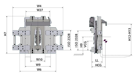 Rotatore con pressore idraulico 360° (RBC)