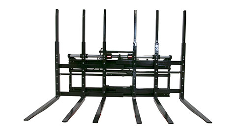 Six-fork positioners for multi-pallets (TPS)