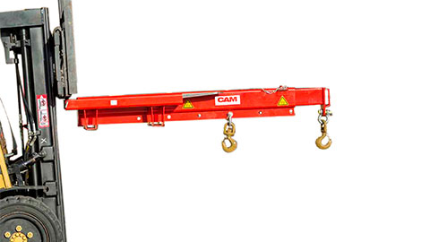 Fork-mounted crane jib - Manual telescopic (GAB2)