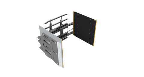 Appliance and carton clamp - single articulating pads (HEWA-T)