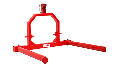 Bale carrier for 3-point hitch (BCR)