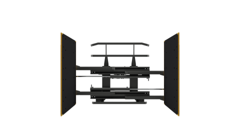 Witgoed- en dozenklem scharnierende contactplaten (HEWA-T)